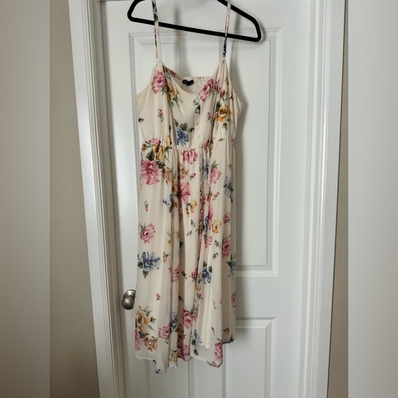 Torrid floral chiffon midi 2x - Picture 5 of 5